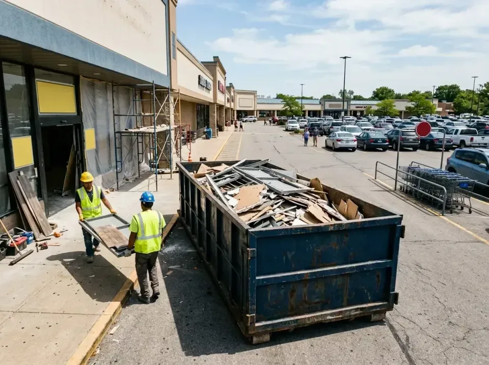 retail-store-renovation-debris-003 — frequently asked questions, Roll-off Dumpster Rentals in Grafton, WI